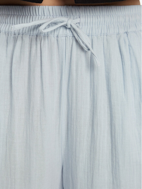 Pieces Pieces Kalhoty culottes Sastina 17156930 Světle modrá Loose Fit