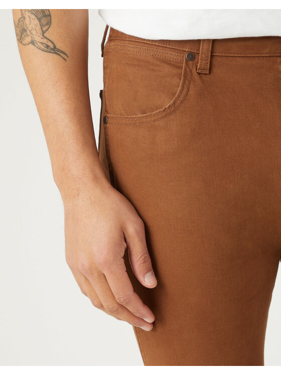 Wrangler Wrangler Jeans LARSTON Marrone Slim Fit