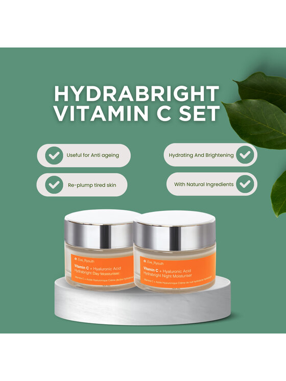dr. Eve Ryouth dr. Eve Ryouth Witamina C Hydrabright krem ​& kwas hialuronowy Hydrabright krem ​ Krem na dzień i na noc