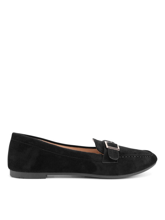 DeeZee Damskie Baleriny, rozmiar 36, Czarne, NORIS