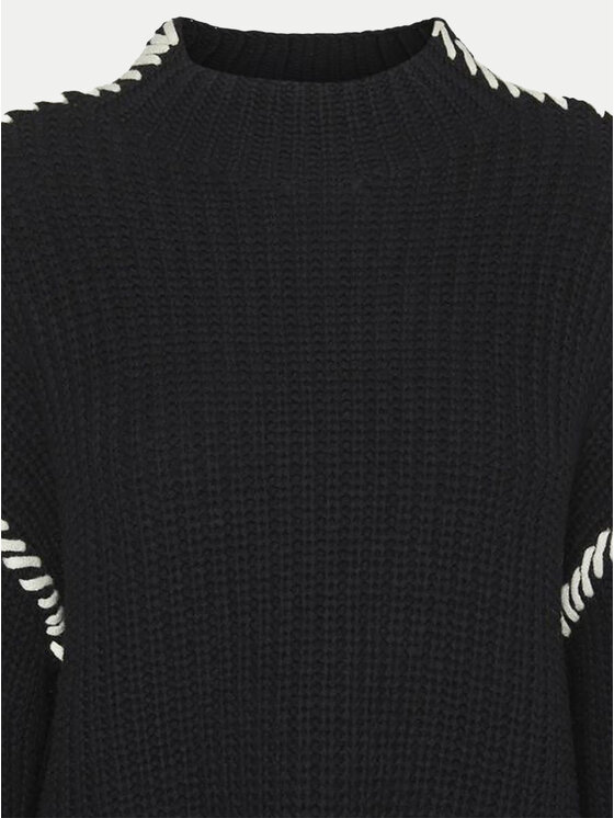 Vero Moda Vero Moda Pullover New Cream 10313514 Schwarz Loose Fit