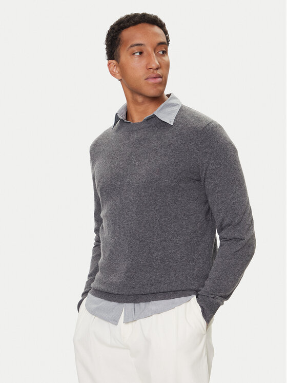 Marc O'Polo Marc O'Polo Svetr M29 5144 60504 Šedá Regular Fit