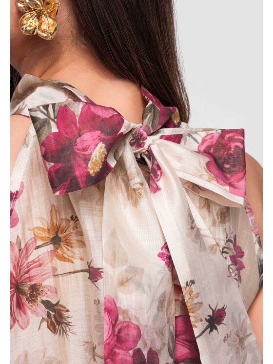 Ombre Ombre Halenka OW-TS-E0040 Růžová Loose Fit