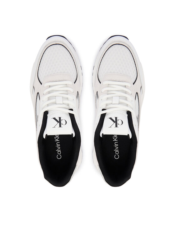 Calvin Klein Calvin Klein Snīkeri Hike Runner Mesh Mix Met Mg YW0YW02009 Balts