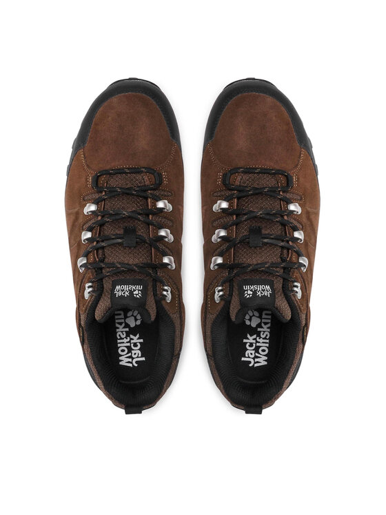Jack Wolfskin Jack Wolfskin Trekking čevlji Refugio Texapore Low M 4049851 Rjava