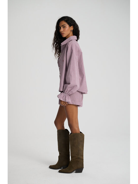 Le Songe Le Songe Koszula MERY CHERRY Fioletowy Oversize