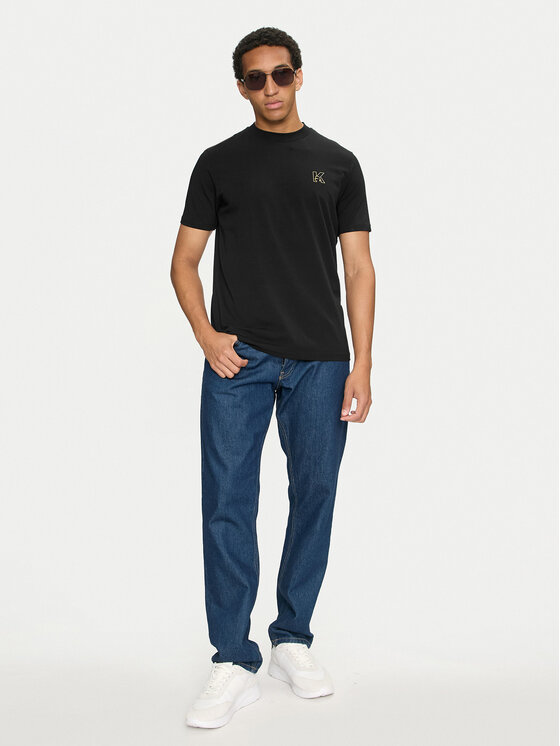 KARL LAGERFELD KARL LAGERFELD Tricou 755030 544221 Negru Regular Fit