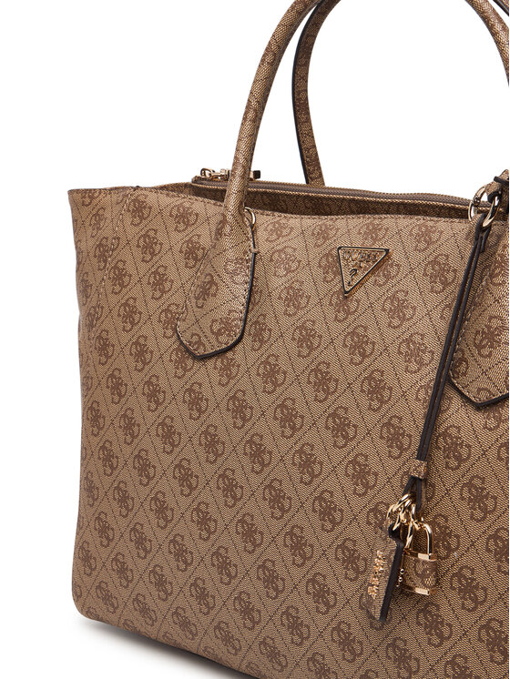 Guess Guess Torebka Marissa Logo HWSG24 82240 Brązowy jasny