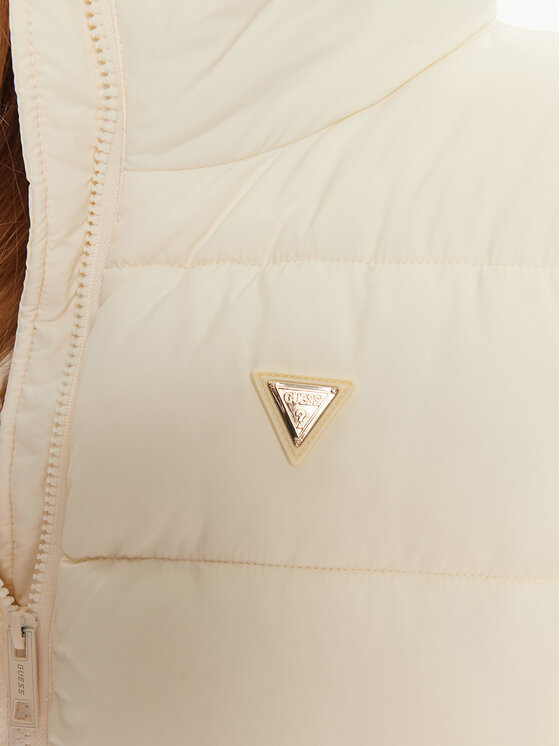 Guess Guess Zimní bunda V4BL04 WFYE2 Béžová Regular Fit