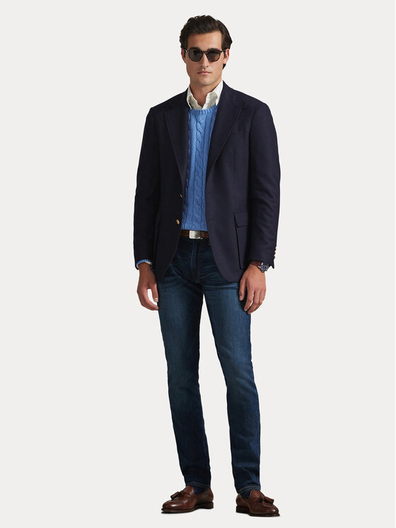 Polo Ralph Lauren Polo Ralph Lauren Пуловер 710775885006 Син Regular Fit