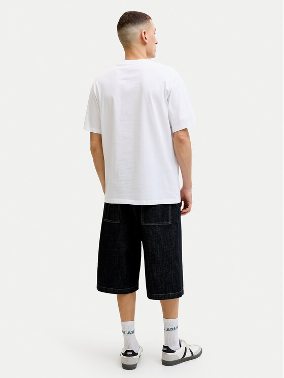 Jack & Jones Jack & Jones Marškinėliai Indiana Tee 12288112 Balta Regular Fit
