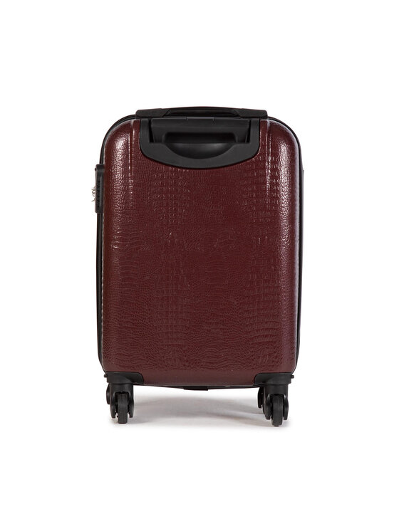Valigia rigida piccola T5520-1 Marrone