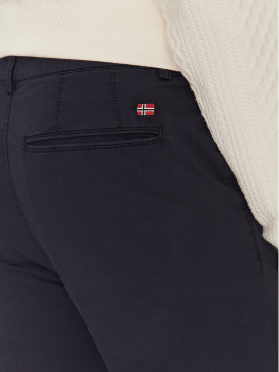 Napapijri Napapijri Chinosy M-Puyo NP0A4H98 Granatowy Slim Fit