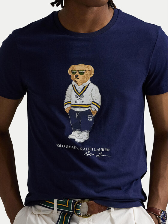 Polo Ralph Lauren Polo Ralph Lauren Футболка 710973137003 Cиній Slim Fit