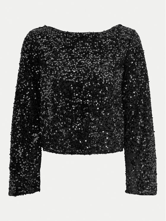 JDY JDY Bluzka Sara 15337655 Czarny Regular Fit