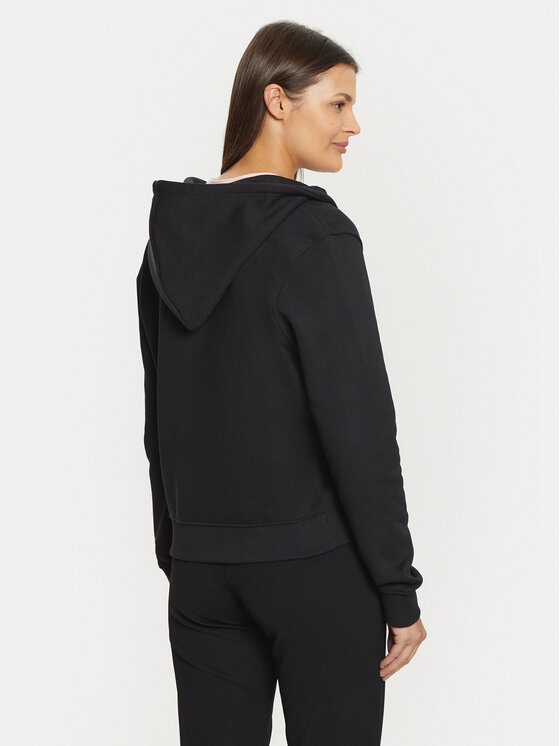Guess Jeans Guess Jeans Μπλούζα GJ ZIP HOOD REG MINI W4YQ03 KC811 Μαύρο Regular Fit