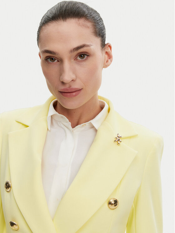 Maryley Maryley Giacca da abito 25EB139/43LL Giallo Regular Fit