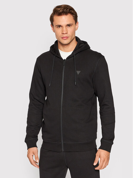 Guess Mikina Z2YQ28 KAIJ1 Čierna Regular Fit