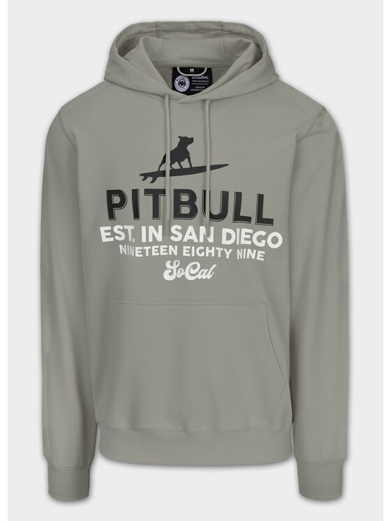 PITBULL PITBULL Bluza SURFING DOG Zielony Regular Fit