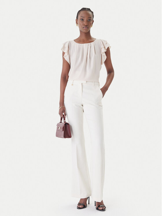 Rinascimento Rinascimento Särkpluus CFC0127449003 Beež Regular Fit