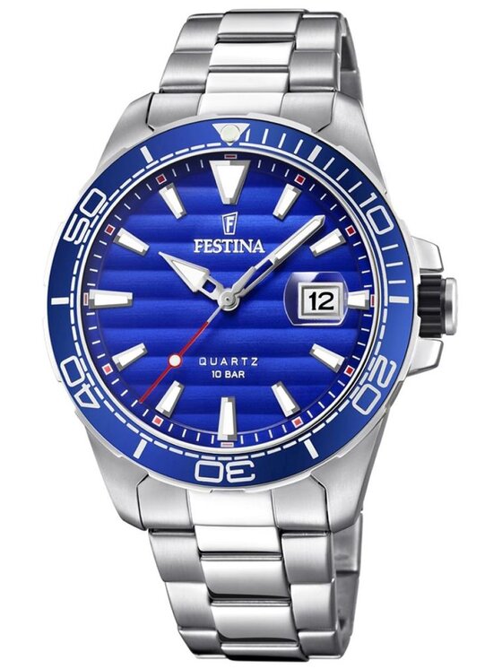 Festina Festina Zegarek F20360/1 Srebrny