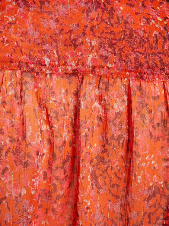 Morgan Morgan Camicia 241-COMIX.F Arancione Loose Fit