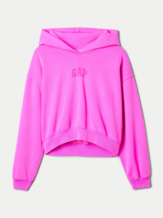 Gap Gap Majica dugih rukava 841725-01 Ružičasta Regular Fit