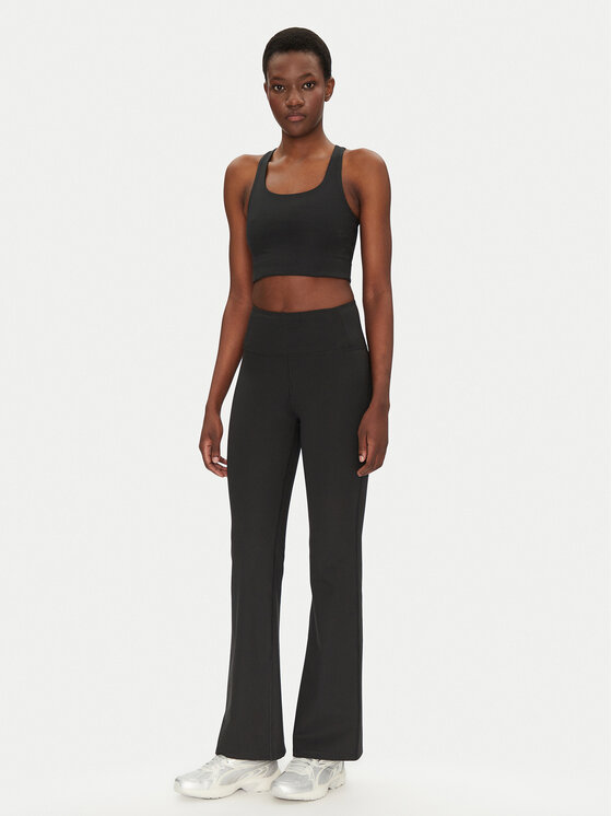 Girlfriend Collective Girlfriend Collective Legíny Rib Flare 4038RIB Čierna Slim Fit