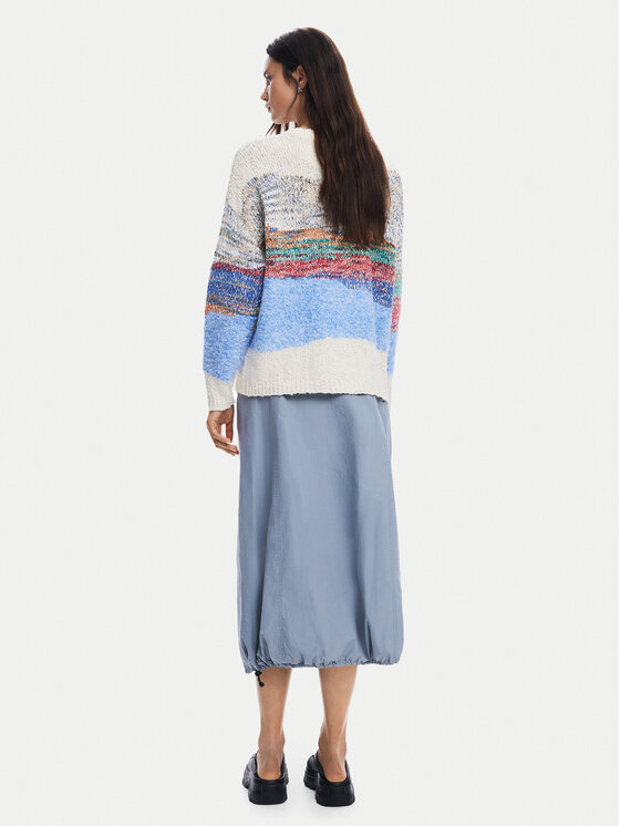 Desigual Desigual Maglione Sudbury 24WWJF59 Multicolore Loose Fit