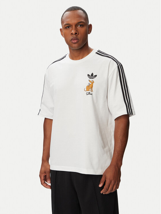 adidas adidas T-särk Little Santas Helper Graphic LG5060 Valge Regular Fit