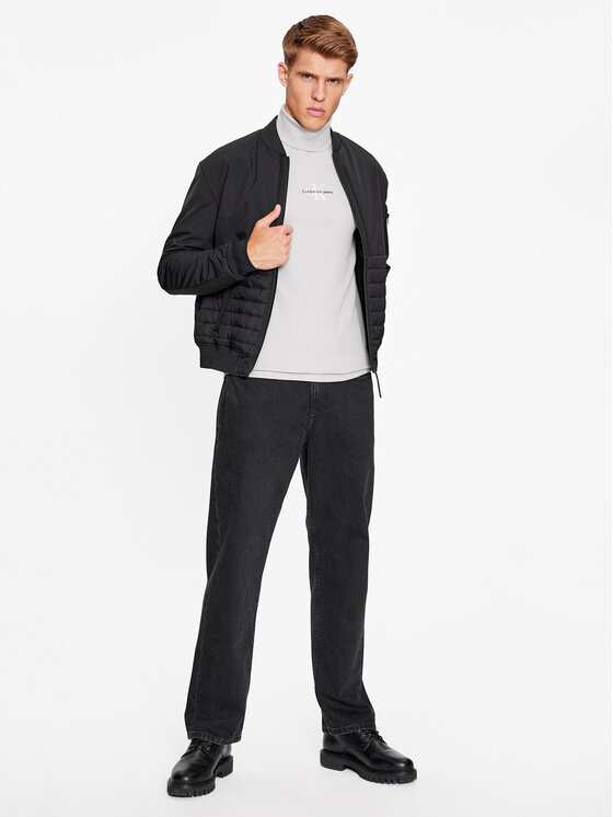 Calvin Klein Jeans Calvin Klein Jeans Rolák J30J324003 Šedá Regular Fit