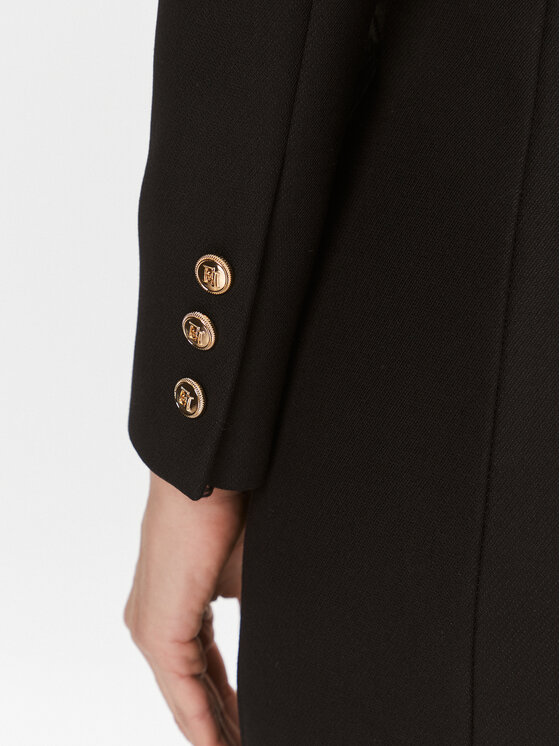 Elisabetta Franchi Elisabetta Franchi Zakó AB-418-36E1-V840 Fekete Regular Fit