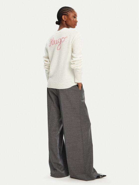 HUGO HUGO Sweater Solanu 50545092 Ekru Regular Fit