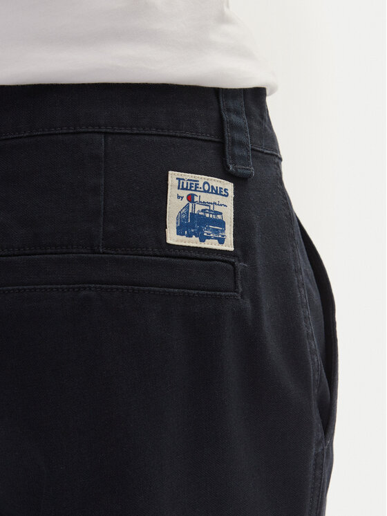 Champion Champion Stoffhose 220506 Dunkelblau Straight Leg