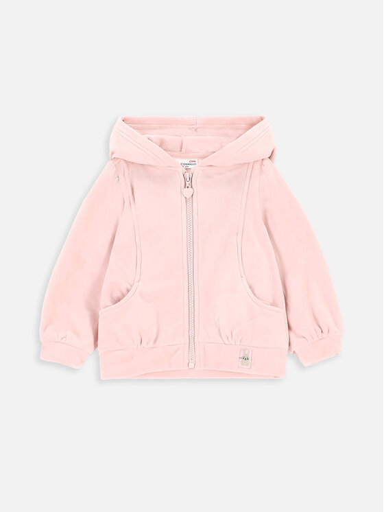 Coccodrillo Felpa ZC3132401SGN Rosa Regular Fit, taglia : 80