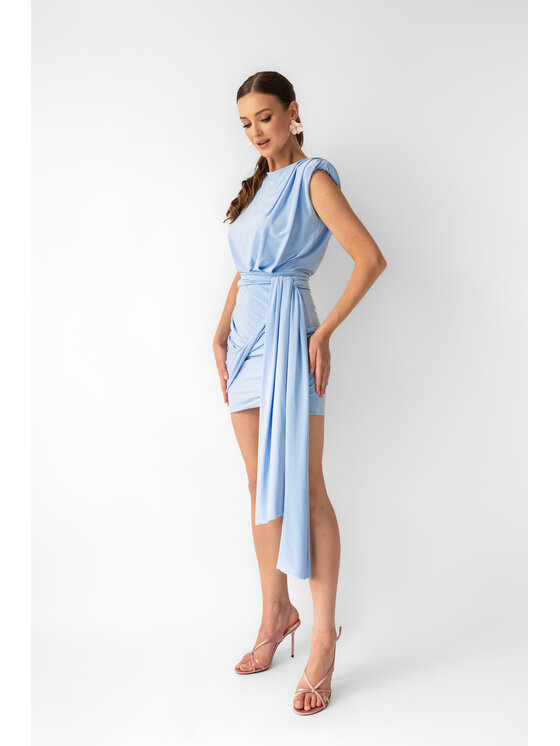 Aurora Aurora Sukienka wieczorowa Cleo Niebieski Feminine Fit