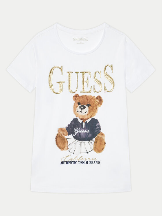 Guess T-krekls J5RI24 K6YW4 Balts Regular Fit