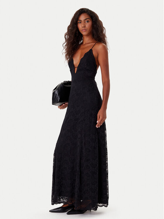 Bardot Bardot Sukienka wieczorowa Sabrine Lace 60060DB Czarny Regular Fit