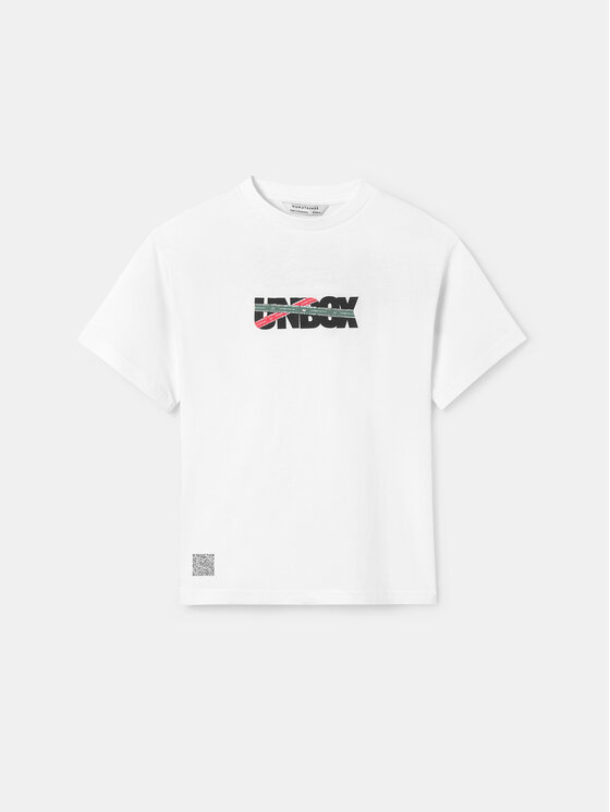 Mayoral Mayoral T-Shirt 6042 Biały Regular Fit