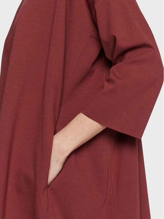 Liviana Conti Liviana Conti Vestito da giorno F3SI16 Bordeaux Relaxed Fit