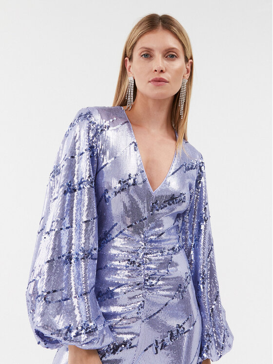 ROTATE ROTATE Kezeslábas Sequins Jumpsuit 1114532846 Lila Regular Fit