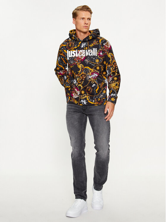 Just Cavalli Just Cavalli Sweatshirt 75OAI3C1 Bunt Regular Fit