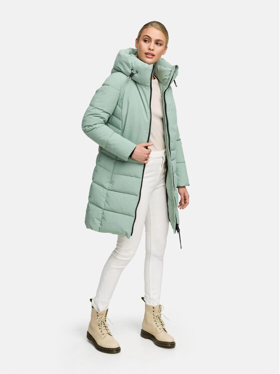 Navahoo Navahoo Kurtka zimowa Mondnebel Zielony Regular Fit