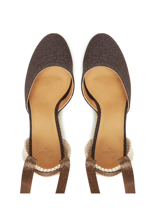 Castañer Castañer Espadryle Carina/8/032 021767 Brązowy
