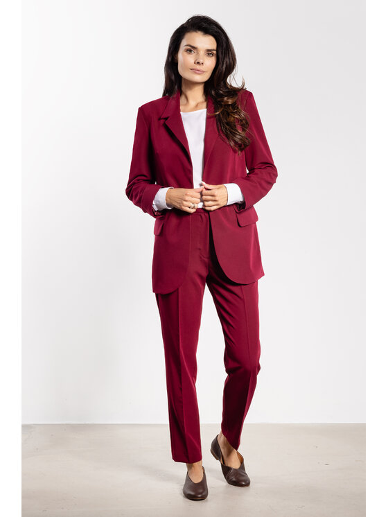 Awama Awama Giacca da abito A747 Bordeaux Basic Fit