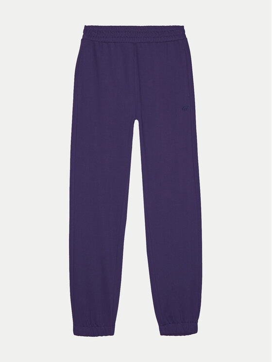 4F 4F Jogginghose Unisex 4FWAW24TTROU0826 Dunkelblau Loose Fit