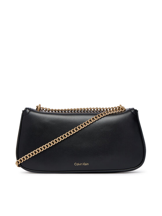 Calvin Klein Calvin Klein Torbica Ck Convertible Chain Small Bag LV04F3172G Crna