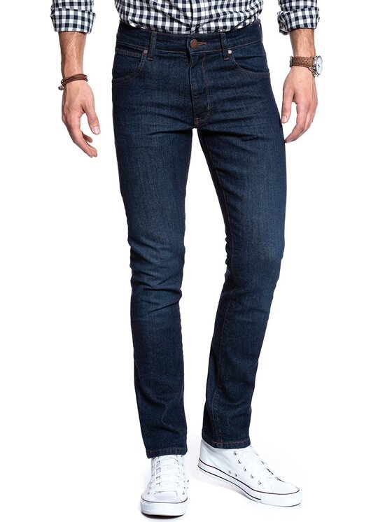 Wrangler Wrangler Jeansy LARSTON Niebieski Slim Fit