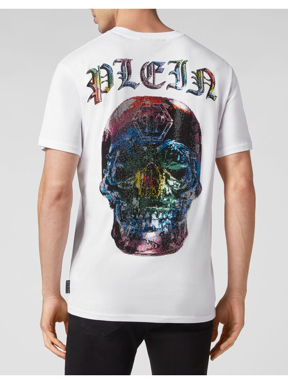 PHILIPP PLEIN PHILIPP PLEIN Tričko 6569 Biela Regular Fit