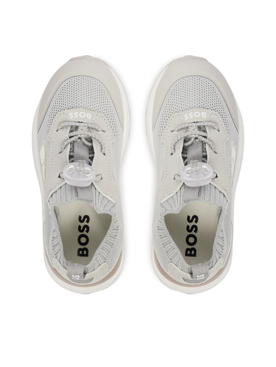 BOSS BOSS Sneakersy J52828 S Sivá